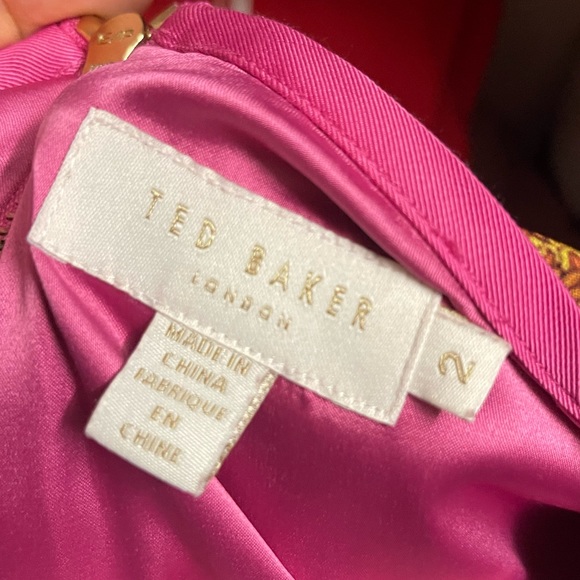 TED BAKER Aalia Toucan Print Paisley Tunic Dress - Ted’s size 2 (US size 6) - Picture 5 of 12